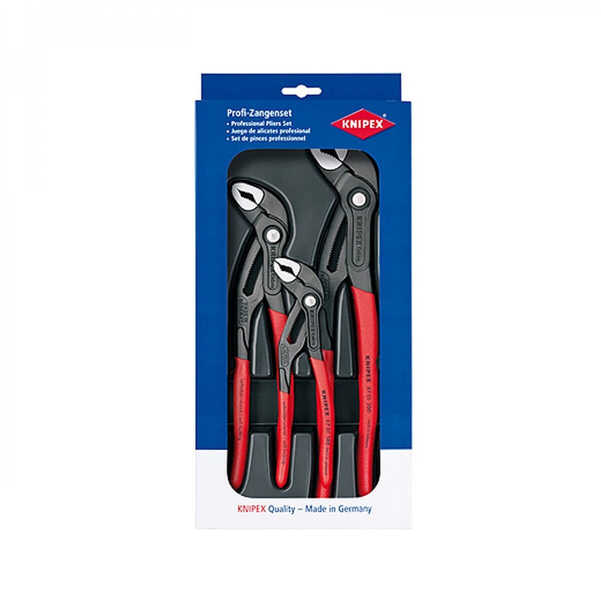 KNIPEX Zangensatz Cobra®-Paket 3-teilig - 00 20 09 V02 - werkzeug-online24