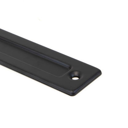Emuca Griff für Holzschiebetüren Pasadena, Länge 240 mm, 180 mm Achsenabstand, Stahl, Schwarz strukturiert - werkzeug-online24