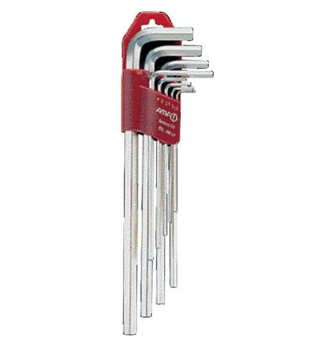 AMF Winkelschraubendrehersatz 911L-HM9D 9-teilig Kunststoffhalter - werkzeug-online24