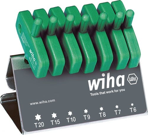Wiha Schraubendrehersatz 365 VB T6 - T20 mit Schlüsselgriff 7-teilig - werkzeug-online24