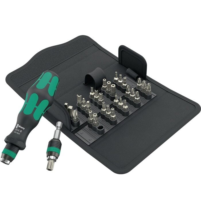 WERA Bitsortiment KK 71 Security 32-teilig für Sicherungsschrauben - werkzeug-online24
