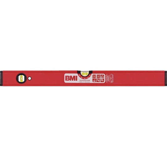 BMI Wasserwaage SUPERSTAR Aluminium rot - werkzeug-online24