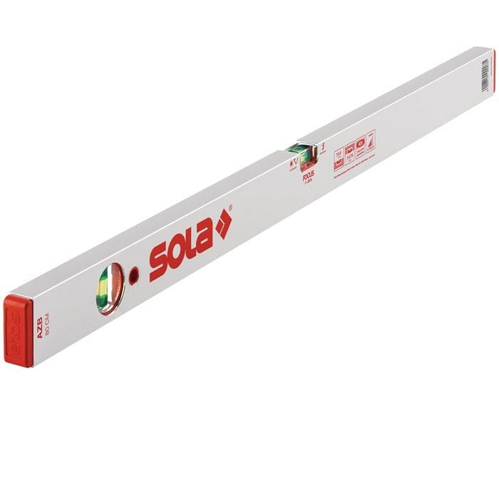 SOLA Wasserwaage AZB Aluminium silber 0,5 mm/m 0,50 mm/m - werkzeug-online24
