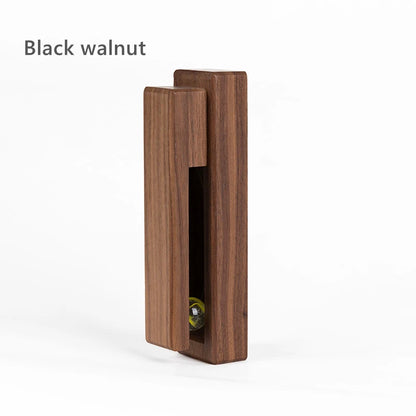 Handtuchhalter selbstklebend Nussbaum Buche, Wandhaken Bad Holz - werkzeug-online24
