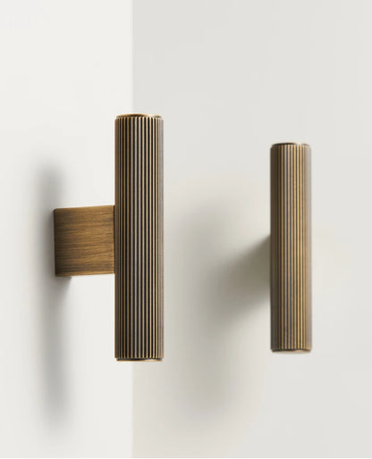 Möbelgriffe aus massivem Messing, Schrankgriffe Design, Kommodengriffe - werkzeug-online24