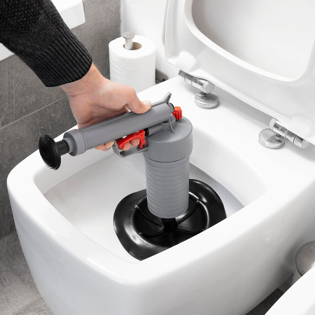 Universelle Pressluftpistole zur Abflussreiniung, mit Adaptern KlinGun InnovaGoods - werkzeug-online24