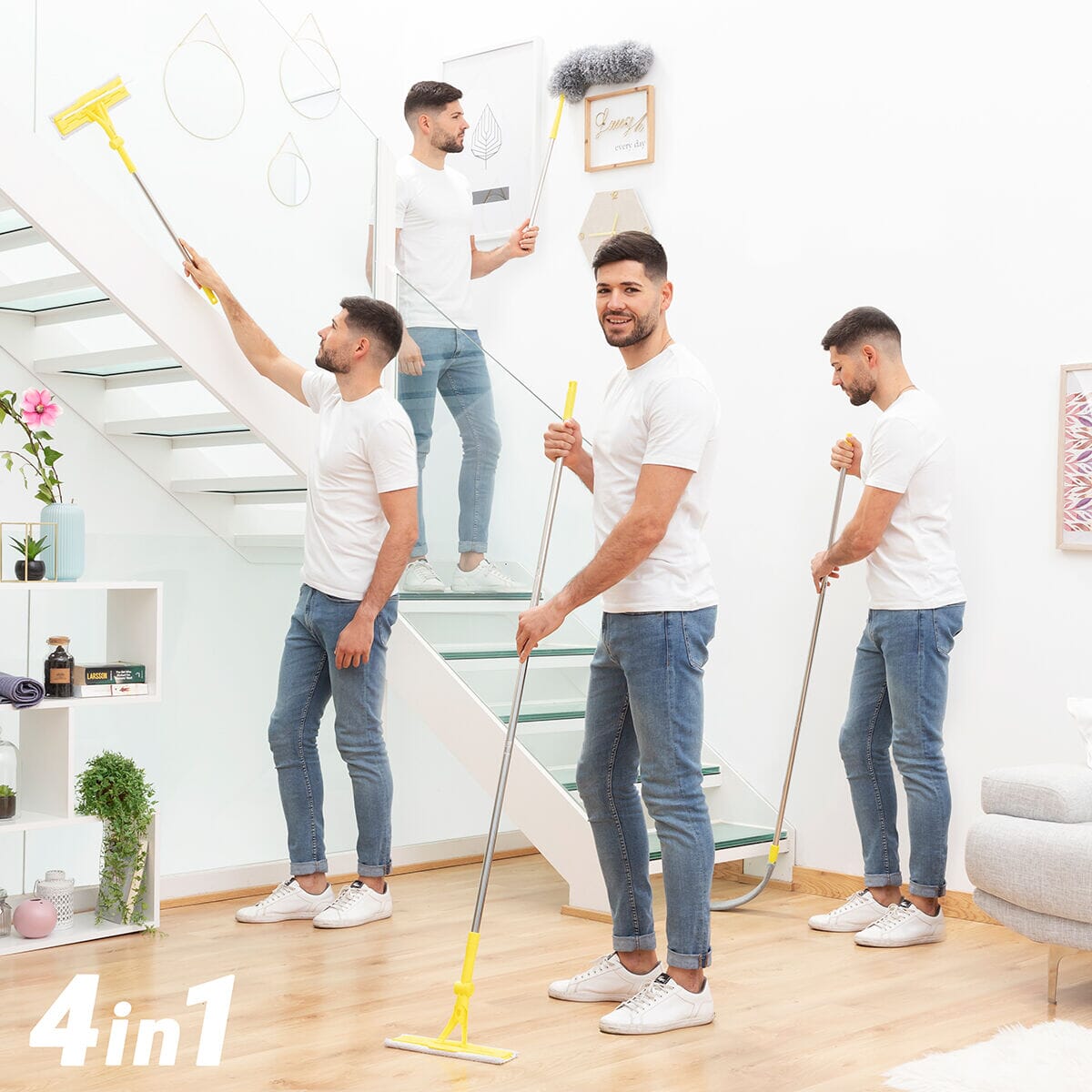 4-in-1 Reinigungsset Clese InnovaGoods - werkzeug-online24