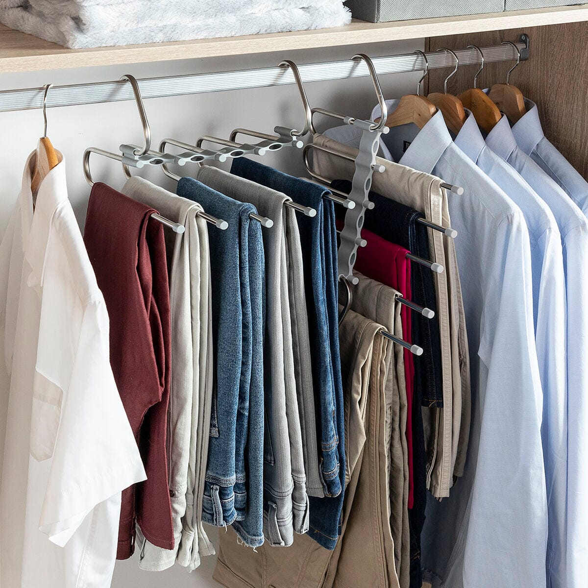 Mehrfachbügel 5-in-1 für Hosen Havser InnovaGoods - werkzeug-online24