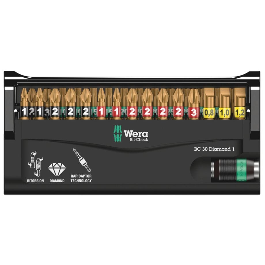 WERA Bit-Check 30 Diamond 1, 30-teilig - werkzeug-online24