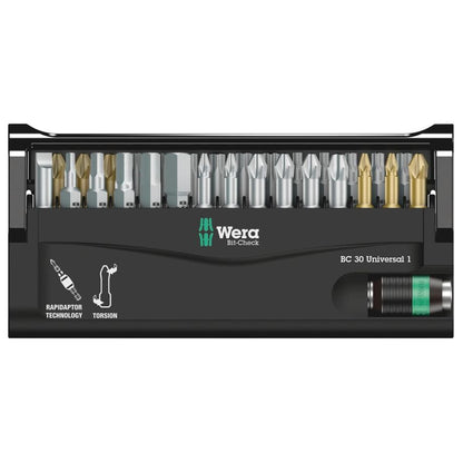 WERA Bitsortiment Bit-Check 30 Universal 1 30-teilig - 056440 - werkzeug-online24
