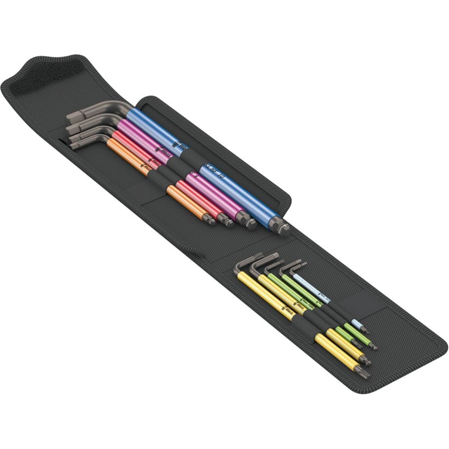 WERA Winkelschraubendrehersatz Bicycle Set 4, 9-teilig Textiltasche - werkzeug-online24