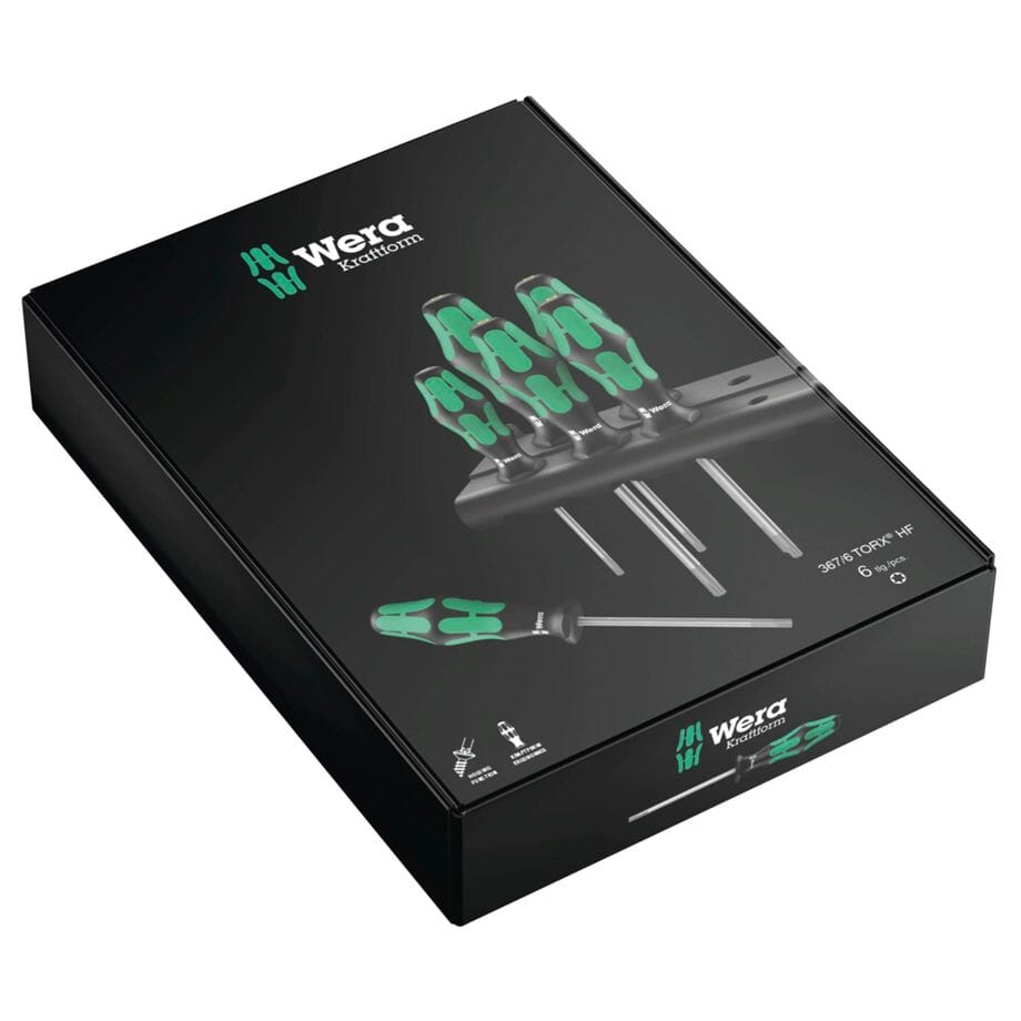 WERA Schraubendrehersatz 367/6 TORX HF 6-teilig TORX - werkzeug-online24