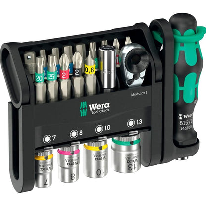 WERA Bitsortiment Tool-Check Modular Set 1, 50-teilig - werkzeug-online24