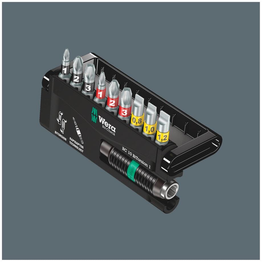 Wera Bitsortiment Bit-Check 10 BiTorsion 1 10tlg. - werkzeug-online24