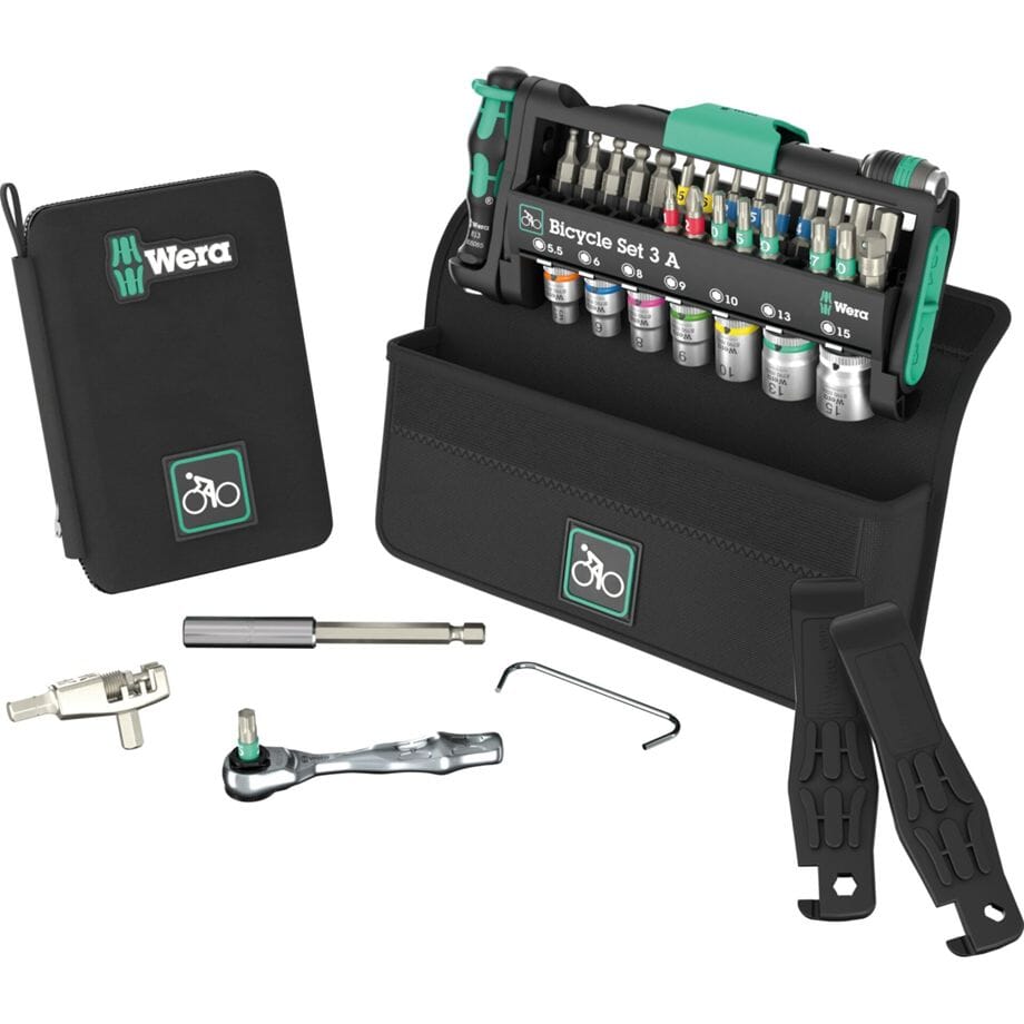 WERA Bit-/Steckschlüsselset Bicycle Set 3 A 38-teilig - werkzeug-online24