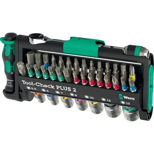 Wera Tool-Check Plus 2, kompaktes Werkzeugset 39-teilig - werkzeug-online24