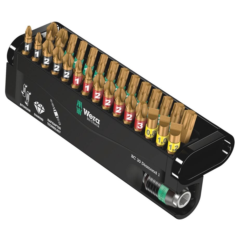 WERA Bit-Check 30 Diamond 1, 30-teilig - werkzeug-online24