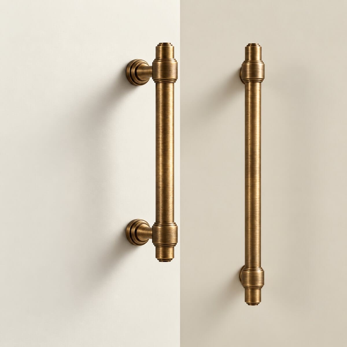 Möbelgriff aus massivem Messing – französischer Retro-Stil in Antik-Bronze - werkzeug-online24