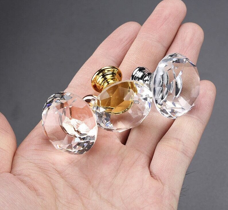 Möbelknöpfe, Schrankknöpfe Glas 20-40mm - werkzeug-online24
