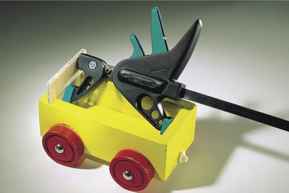 Wolfcraft 2 EHZ 40-110 - Mini-Einhandzwingen 2 Stück - werkzeug-online24