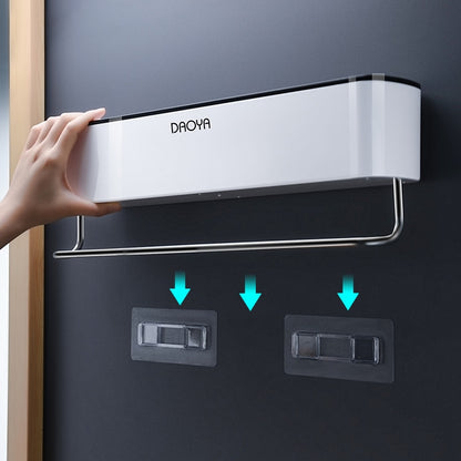 Duschablage, Duschkorb, selbstklebend, Design weiß - werkzeug-online24