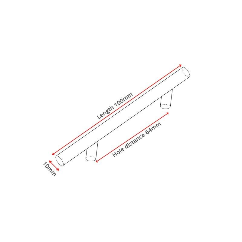Schrankgriffe, Möbelgriffe Edelstahl 50mm-600mm - werkzeug-online24
