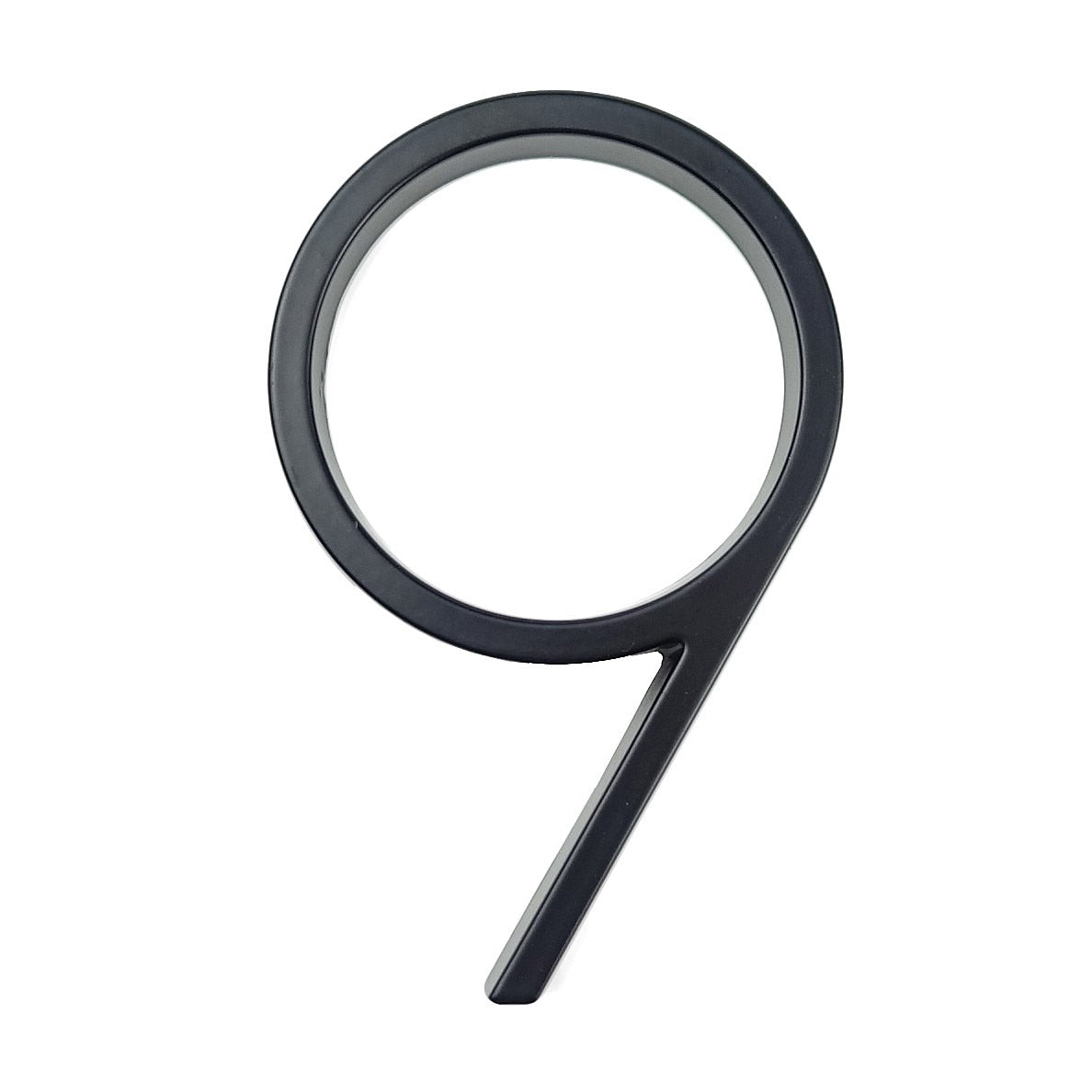 Hausnummer aus Metall schwarz - Höhe 125 mm - werkzeug-online24