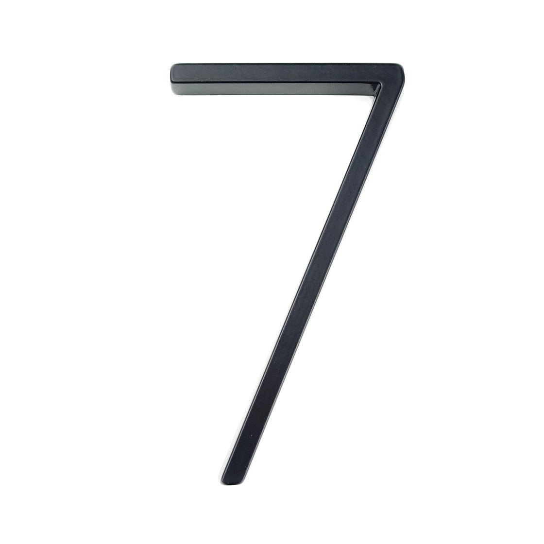 Hausnummer aus Metall schwarz - Höhe 125 mm - werkzeug-online24