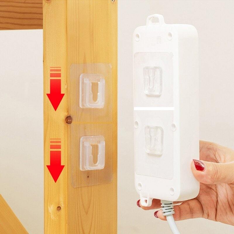 10 Paar Wandhalter, Halterung für Fernbedienung, Bilder, Geräte selbstklebend - werkzeug-online24