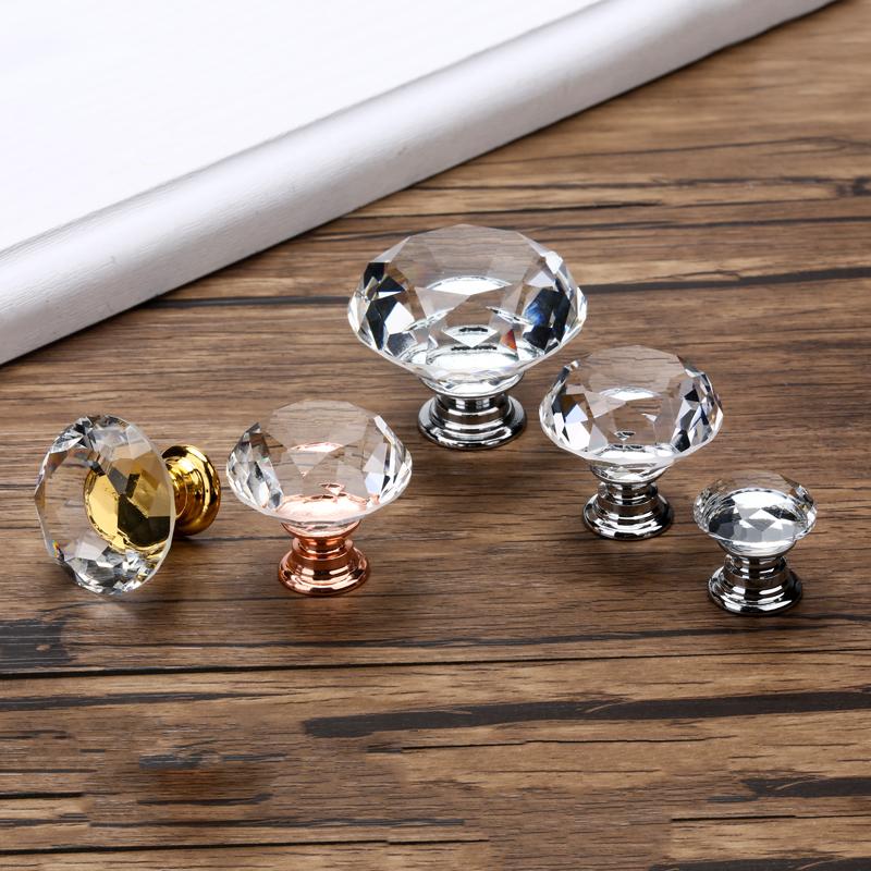 Möbelknöpfe, Schrankknöpfe Glas 20-40mm - werkzeug-online24