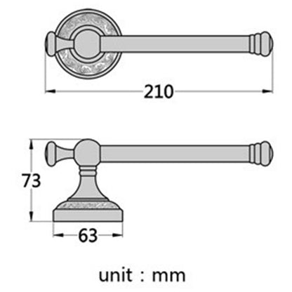 Toilettenpapierhalter massiv Messing - werkzeug-online24