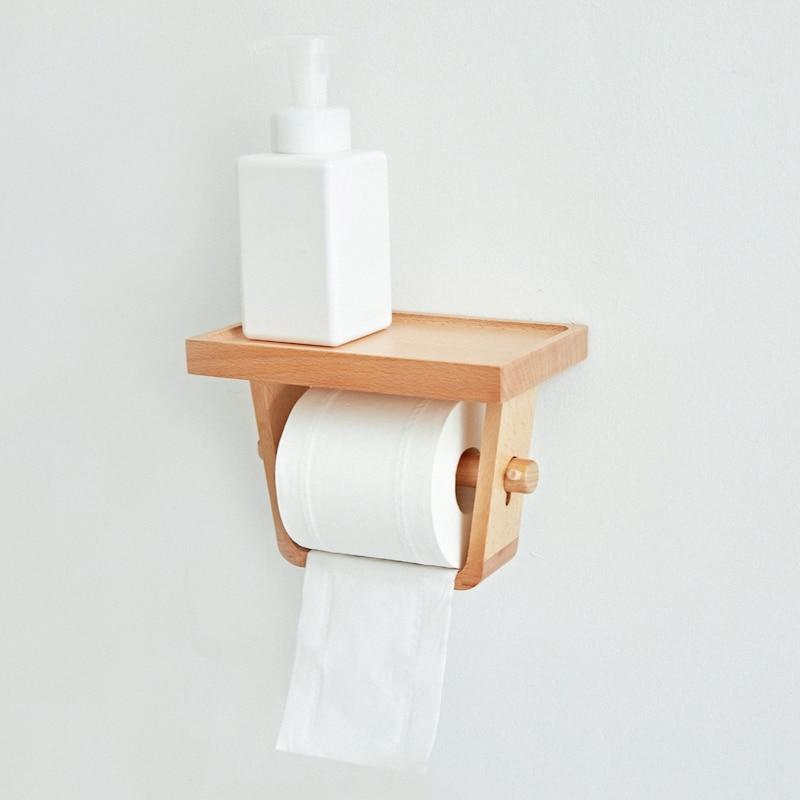 Toilettenpapierhalter Design Holz - werkzeug-online24