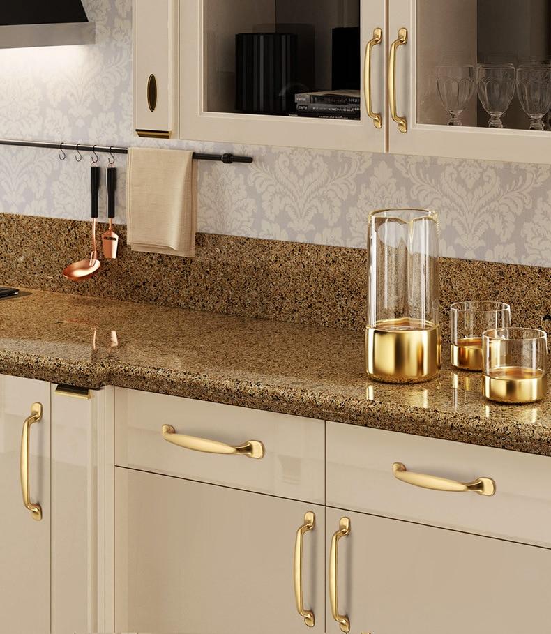 Schrankgriffe, Kommodengriffe Design Gold - werkzeug-online24