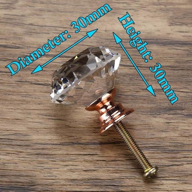 Möbelknöpfe, Schrankknöpfe Glas 20-40mm - werkzeug-online24