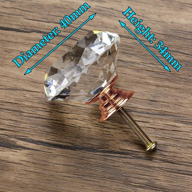 Möbelknöpfe, Schrankknöpfe Glas 20-40mm - werkzeug-online24