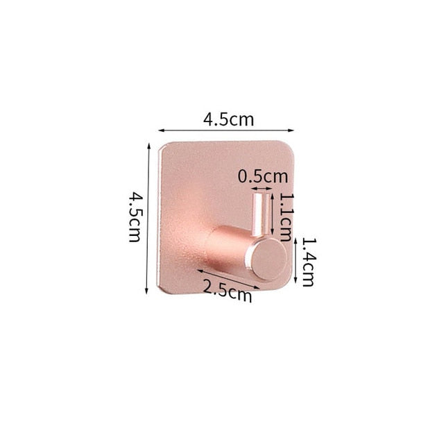 Klebehaken, selbstklebende Handtuchhaken gold, schwarz, silber, pink - werkzeug-online24