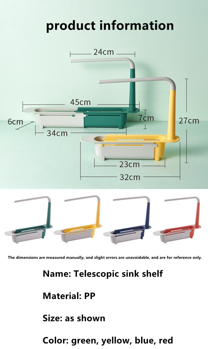 Spülbecken Organizer verstellbar zwischen 23,5cm-40cm - werkzeug-online24